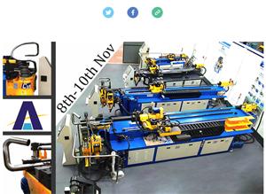 Addison Saws / TubeFab in-house tube bending exhibition 8th-10th November 2016.