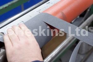 Heskins friction roller covering application