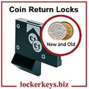 Coin return locks for new and old pound coin