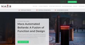 New website for MACS Automated Bollard Systems Ltd