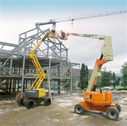 AFI Boom Lifts help contractors to complete hotel steelwork to schedule