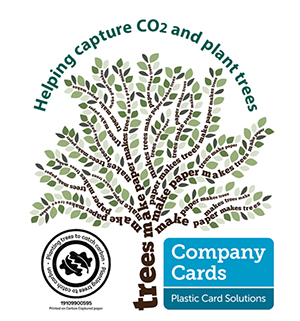 Company Cards sign up to the Carbon Capture programme.