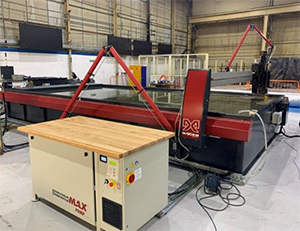 Ansaldo Nuclear, in Wolverhampton UK, upgraded manufacturing capabilities with a MAXIEM 3060 waterjet from OMAX