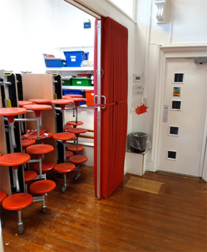 Beehive Folding Partitions revitalise school hall in Yorkshire 