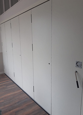 Beehive partition manufacture and installed within COVID guidelines. 