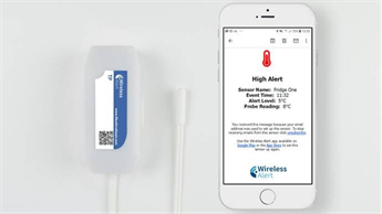 Wireless Alert TP Temperature monitor with email alerts