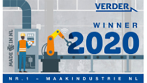 Verder Group best performing manufacturing company in the Netherlands for the third consecutive time 