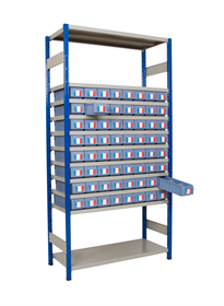 Small parts storage, plastic storage bins, Ossett Storage Systems