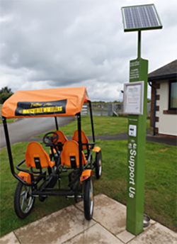 Solar power system for donation boxes - Cumbria trial going well!