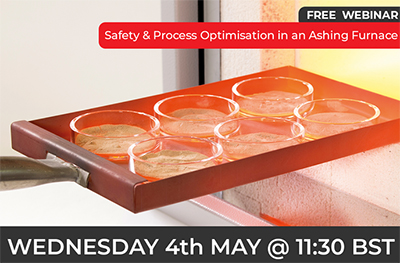 Join the team from Carbolite Gero and Retsch for a FREE 45-minute webinar on Wednesday 4th May starting at 11:30 British Summer Time.