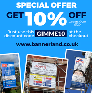 Premium quality advertising banners