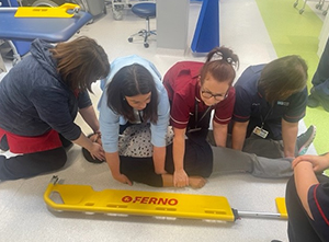 Falls training delivered to staff at Craigavon Area Hospital Group Trust