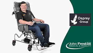 New range of shower chairs and shower cradles from The Osprey Group