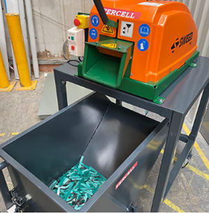 Scrap choppers offer a compact solution for the volume reduction of packaging waste.