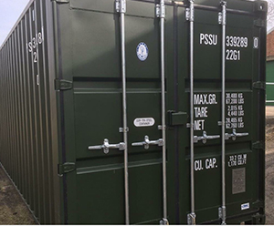 What can I fit inside a 20ft storage container?