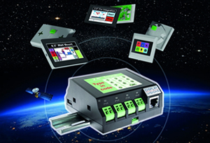 New compact PLC with satelite displays