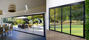 Frameless Glass Curtains V Ultra-Slim Patio Doors