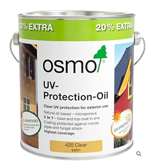 Osmo uv protection oil 420 clear satin 3l 20% extra