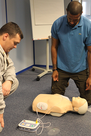 First Aid at Work course run every week.