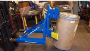 Drum handling forklift attachments for the food and drink sector