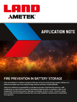 AMETEK Land Introduces Cutting-Edge Thermal Imaging Solution to Combat Battery Storage Fires