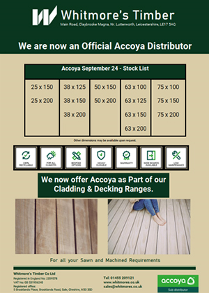 We are now stocking Accoya&reg; wood !