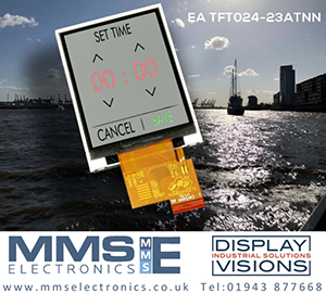 New Ultra-low power Colour Display: Only 10mA.