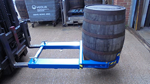 Raise a glass (and a barrel): whisky barrel forklift attachments from St Clare Engineering 