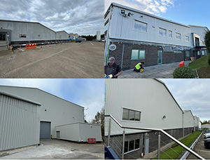 (Cladding Respray industrial unit 1500m2)