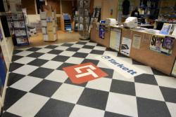 Tarketts'' Safetred Spectrum safety floor tiles