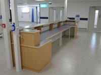 Hospital furniture for a nurse station in Afghanistan  