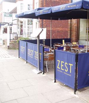 Zapp Canopy Umbrellas bespoke canopies