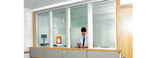 Royal Mail Office with Glass Screen