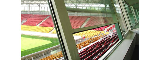 Vertically Sliding Sports Stadium Sliding Screens