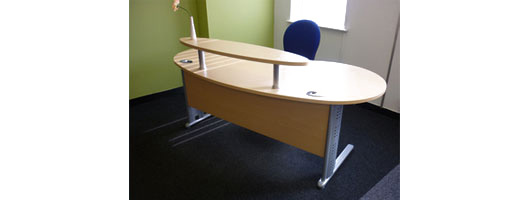 Birch Reception Desk