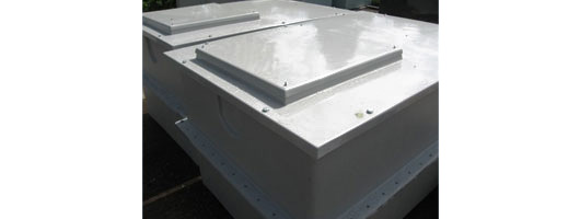 Standard 600 x 600mm Bolted GRP Access Hatch