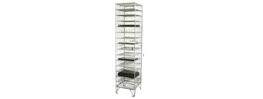 One Door Fifteen Compartment Wiremesh Laptop Locker