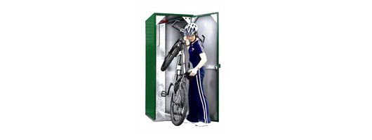 Outdoor Vertical Bike Locker