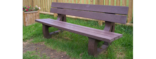 Bonn ML Fordcombe recycled plastic bench