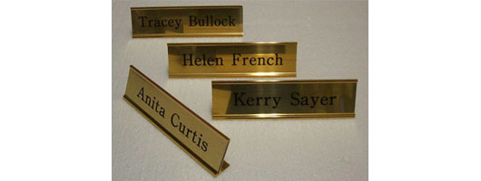 Desk Nameplates