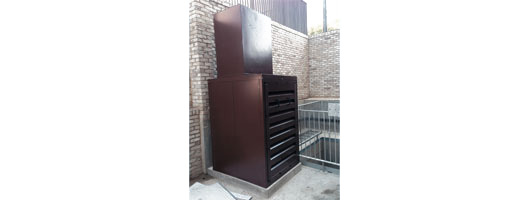 Heat Pump Vertical Exhaust Enclosure