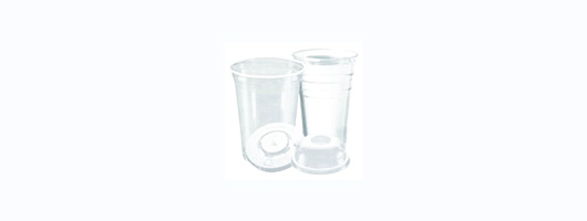 Plastic glassware