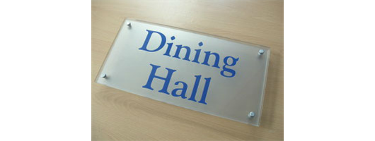 Glass Effect Signs