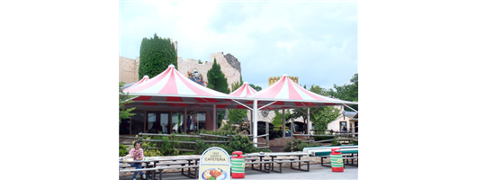 Canopy Structure, Drayton Manor Park, Tamworth