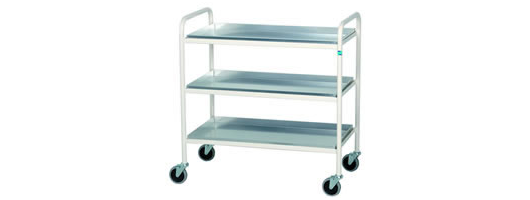 Three Tier Aluminium Shelf Trolley