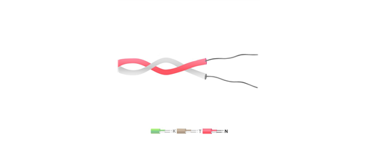 Type N PFA Insulated Twin Twisted Pair Thermocou…le Wire (IEC)