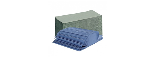 Paper Hand Towels - Blue Z fold 3000