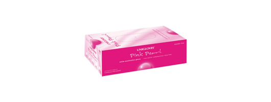 Unigloves Pink Pearl Nitrile Gloves