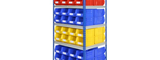 Z Rivet Bay with Storage Bins – 762mm depth