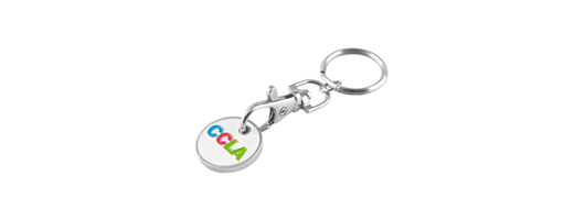 Trolley Coin Keyrings Soft Enamel